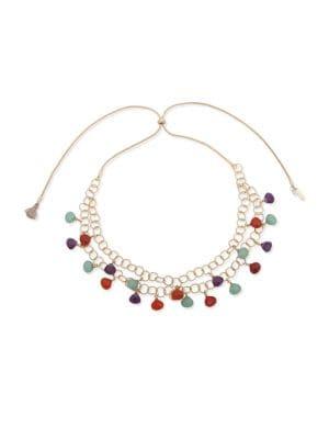 Lonna & Lilly Goldtone Multi-stone Necklace