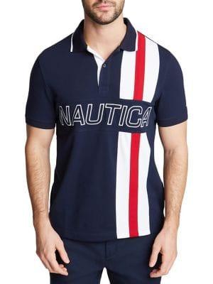 Nautica Racer Striped Polo Shirt