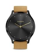 Garmin Vivomove Hr Stainless Steel & Suede-strap Smart Watch