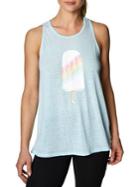 Betsey Johnson Rainbow Ice Cream Tank Top