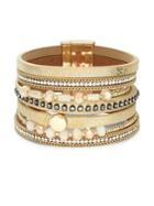 Design Lab Lord & Taylor Embellished Seven-strand Bracelet