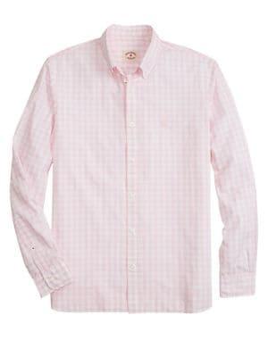 Brooks Brothers Red Fleece Gingham Shirt