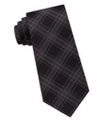 Calvin Klein Plaid Textured Tie