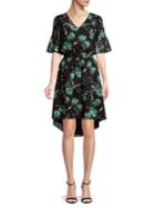 Imnyc Isaac Mizrahi Floral Hi-lo Dress