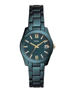 Fossil Scarlette Three-hand Stainless Steel Bracelet Watch