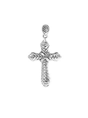 Lord & Taylor Sterling Silver Cross Pendant