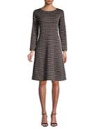 Weekend Max Mara Perigeo Checkered Fit-and-flare Dress