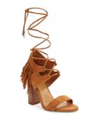 Kendall + Kylie Saree Fringed Suede Sandals