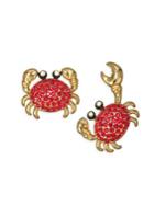 Kate Spade New York Shore Thing Pave Crab Studs