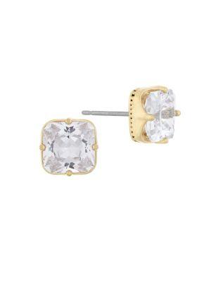 Laundry By Shelli Segal Cushion Crystal Stud Earrings
