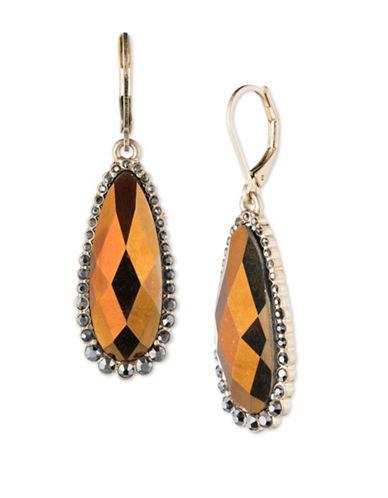 Lonna & Lilly Goldtone Pear Drop Earrings