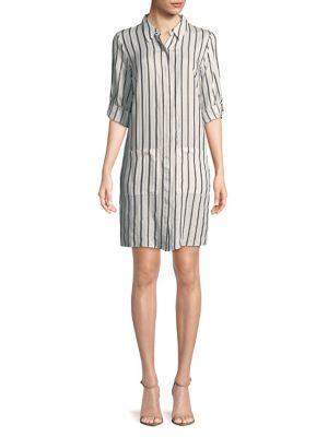 T Tahari Sabina Striped Tunic