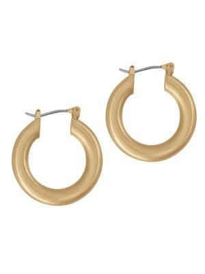Lucky Brand Goldtone Hoop Earrings