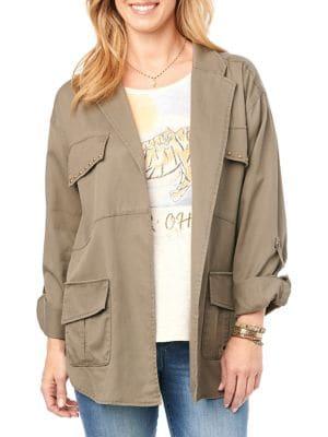 Democracy Studded Open Jacket