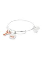 Alex And Ani Friends You're My Lobster Duo Silvertone Charm Bangle Bracelet