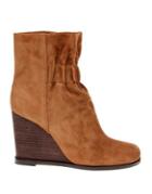 Splendid Rebecca Suede Wedge Booties