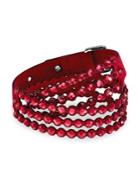 Swapower Red Swarovski Crystal Convertible Bracelet