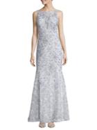 Nicole Miller New York Lace Sleeveless Mermaid Gown