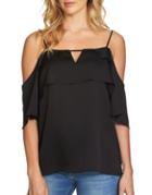 1.state Cold Shoulder Ruffled Blouse