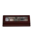 Mele & Co. Emery Glass Top Wooden Watch Box
