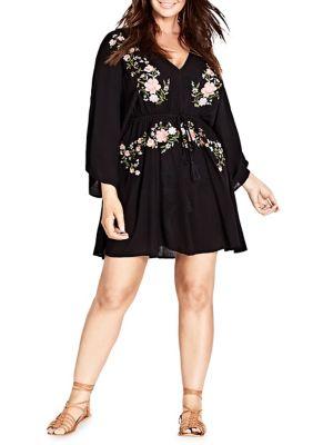 City Chic Plus Festival Vibe Tunic