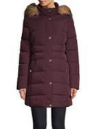 Tommy Hilfiger Faux Fur Hooded Puffer Coat