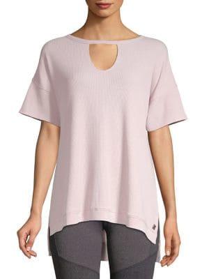 Calvin Klein Performance Keyhole High-low Top
