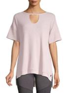 Calvin Klein Performance Keyhole High-low Top