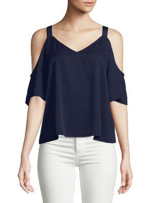 Calvin Klein Jeans Modern Cold-shoulder Top