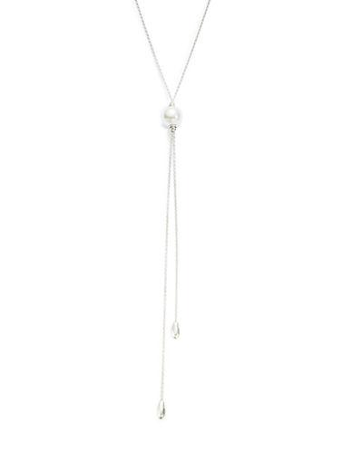 Uno De 50 Crescent Pearl Lariat Necklace