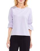 Vince Camuto Cinched Elbow-sleeve Top