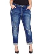 Addition Elle Love And Legend Plus Distressed Jeans
