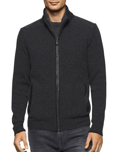 Calvin Klein Textured Wool-blend Jacket
