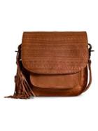 Day And Mood Sandi Embossed Leather Crossbody Bag