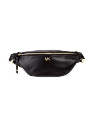 Michael Michael Kors Logo Leather Belt Bag