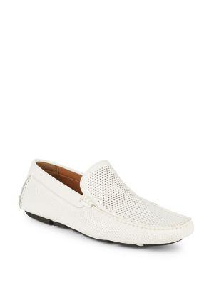 Kenneth Cole Reaction Lyon Laser-cut Leather Loafers