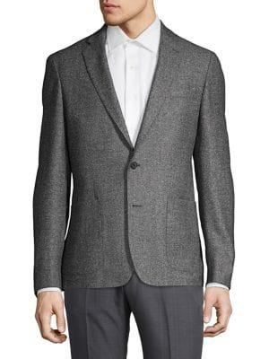 Michael Kors Textured Wool & Silk Sportcoat