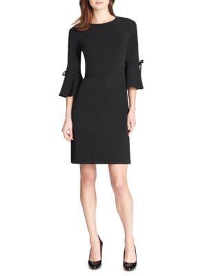 Tommy Hilfiger Bow Bell-sleeve A-line Dress