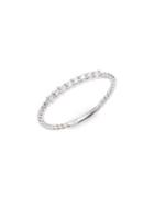 Lord & Taylor 14k White Gold And Diamond Twist Ring