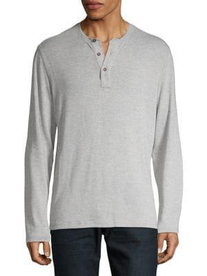 Surfsidesupply Heathered Henley Top