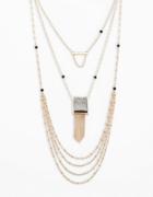 A.b.s. By Allen Schwartz Rock It Out Layered Necklace