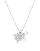 Lord & Taylor Cubic Zirconia Turtle Pendant Necklace