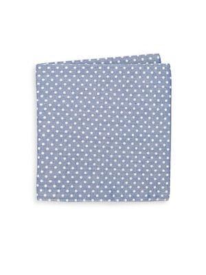 Black Brown Polka Dot Pocket Square