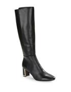 Karl Lagerfeld Paris Sachee Leather Knee-high Boots