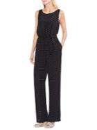 Vince Camuto Polka-dot Printed Jumpsuit