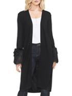 Vince Camuto Estate Jewels Open-front Faux Fur Cardigan
