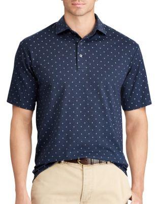Polo Big And Tall Classic-fit Printed Cotton Polo