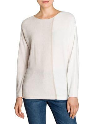 Olsen Asymmetrical Dolman-sleeve Sweater
