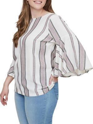 Junarose Plus Valdeza Three-quarter Sleeve Blouse
