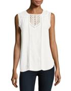 Vince Camuto Lace Accented Shell